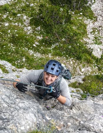 sam kramer headshot rock climbing