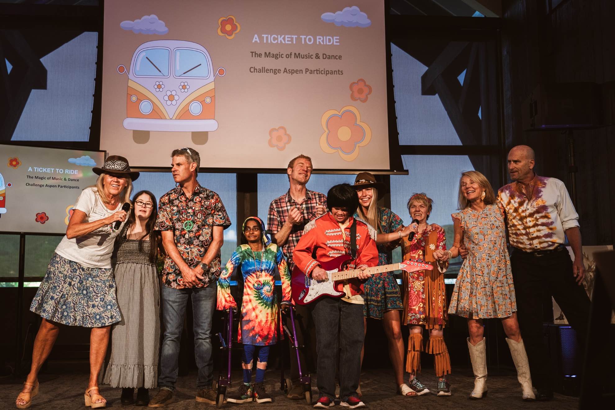 Challenge Aspen participants putting on a fun musical performance at the summer gala.
Kamlye Lowndes/Courtesy photo.